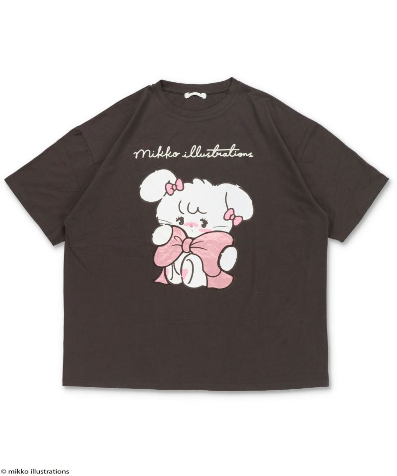mikko illustrations×SPINNS』ビッグTシャツ | SPINNS WEB STORE
