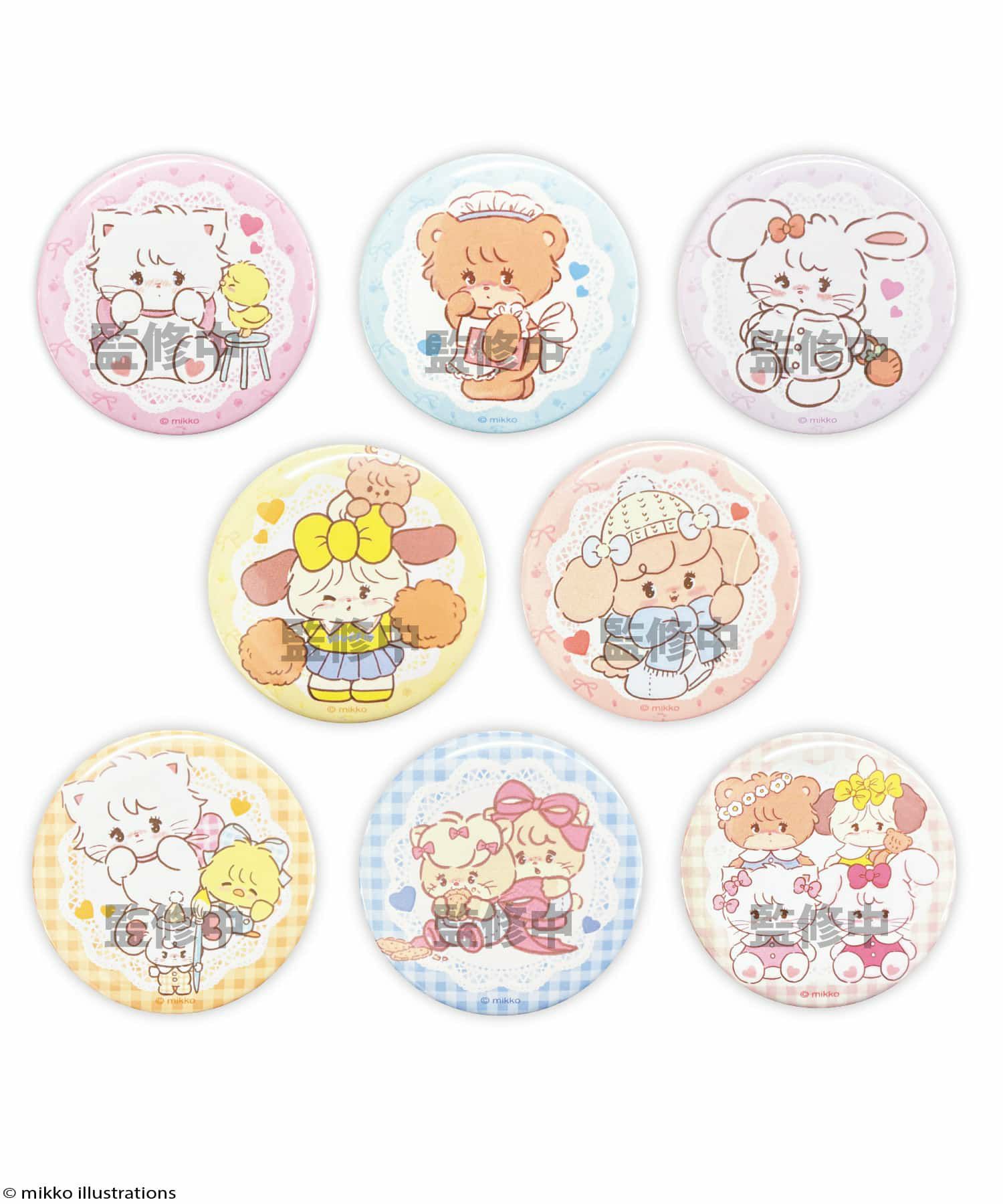 先行受注】≪mikko illustrations≫トレーディング缶バッジ | SPINNS 