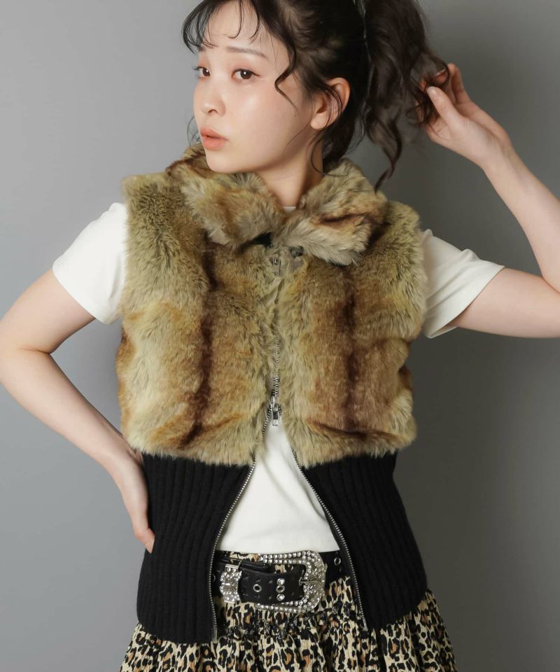 MUVEIL by TIFFANY COOPER エコファーベスト 38 Spick & Span｜カールエコファーベスト | Rakuten Fashion(楽天