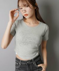 ラインストーン半袖Tシャツ | SPINNS WEB STORE | SPINNS