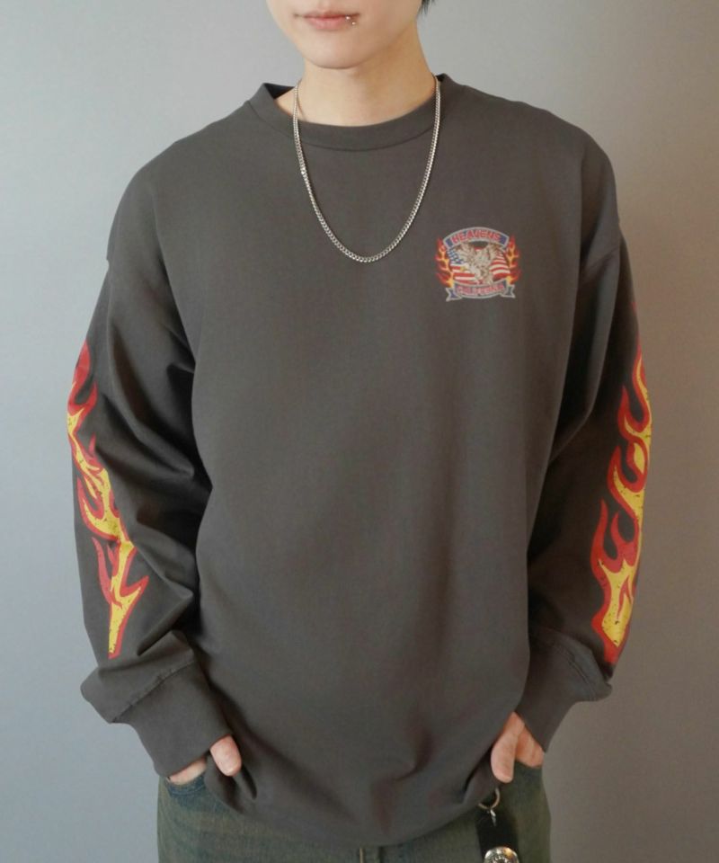 90’s usa製　ファイヤーロゴロンT 古着屋 GREEN HEAVEN 音楽Tシャツ ページ