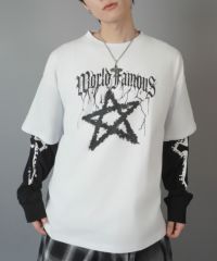 グランジフェイクレイヤードロンT/スター | SPINNS WEB STORE