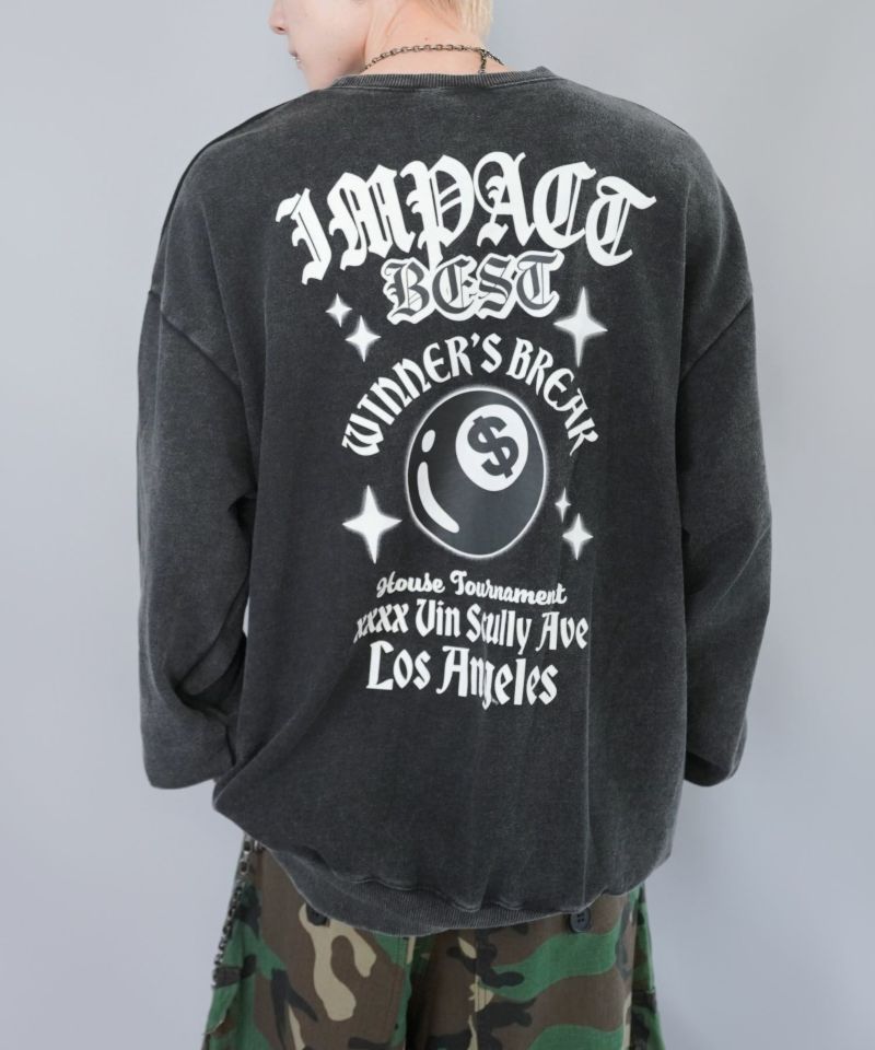 ⭐︎ HAI SPORTING GEAR バックプリントトレーナー　Mサイズ⭐︎ ⭐︎ HAI SPORTING GEAR バックプリントトレーナー Mサイズ⭐︎ バック