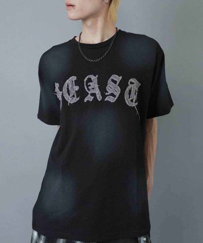 ウィムガゼット　パッチワークロゴTシャツ　ブラック パッチワークロゴTシャツ | Whim Gazette(ウィム ガゼット