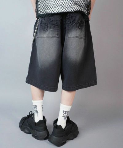激安 超特価商店街  デニムハーフパンツ・ショート＆ハーフパンツの通販ならスピンズ パンツ
