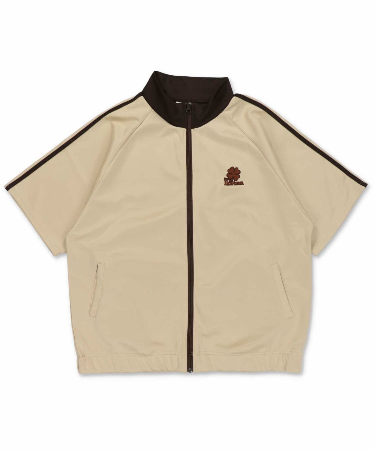 ベージュxブラウン