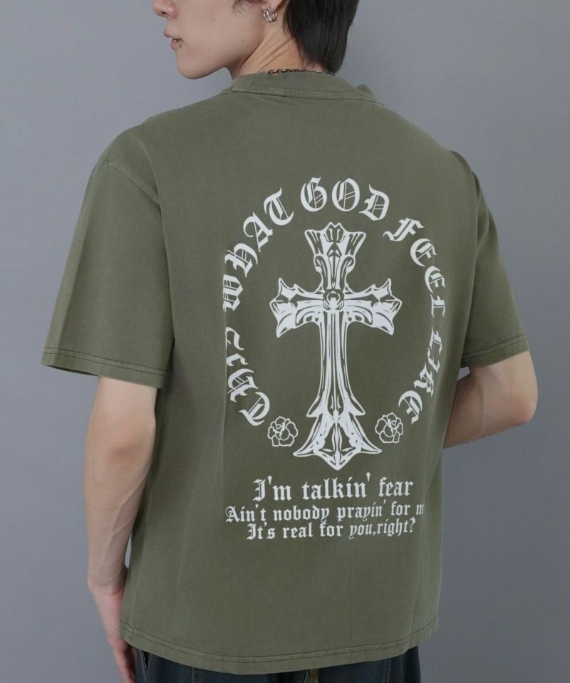 ナゴンスタンス　Tシャツ　バックプリント バックプリントTシャツ メンズ(M ホワイト): トップス｜Right-on