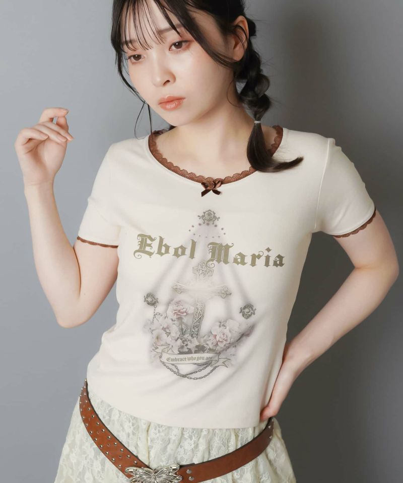 半袖プリントTシャツ/レース | SPINNS WEB STORE | SPINNS
