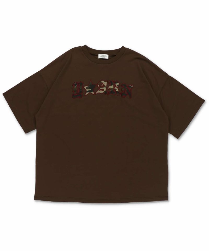 半袖オーバーサイズTシャツ/ロゴワッペン | SPINNS WEB STORE