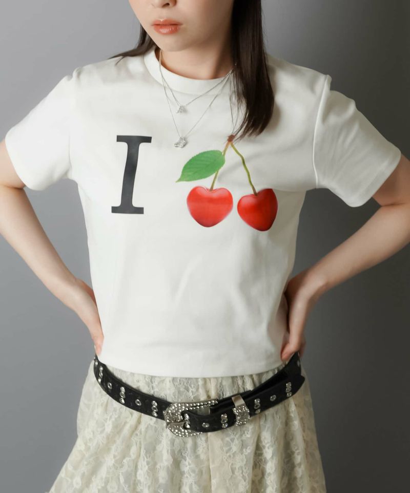 半袖ピタTシャツ/I♡フルーツ | SPINNS WEB STORE | SPINNS