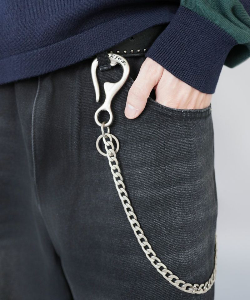 ≪Dickies/ディッキーズ≫ウォレットチェーンロゴ/フックデザイン