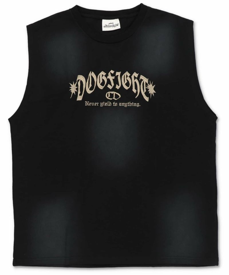 39%OFF】グランジノースリーブロゴTシャツ/DOGFIGHT | SPINNS