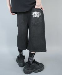 ≪SWAGGER CREW/スワッガークルー≫ストリートロゴデニムワイド ≪SWAGGER CREW/スワッガークルー≫ストリートロゴデニムワイド