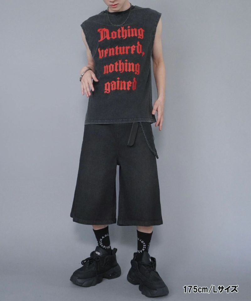 ≪SWAGGER CREW/スワッガークルー≫ストリートロゴデニムワイド ≪SWAGGER CREW/スワッガークルー≫ストリートロゴデニムワイド