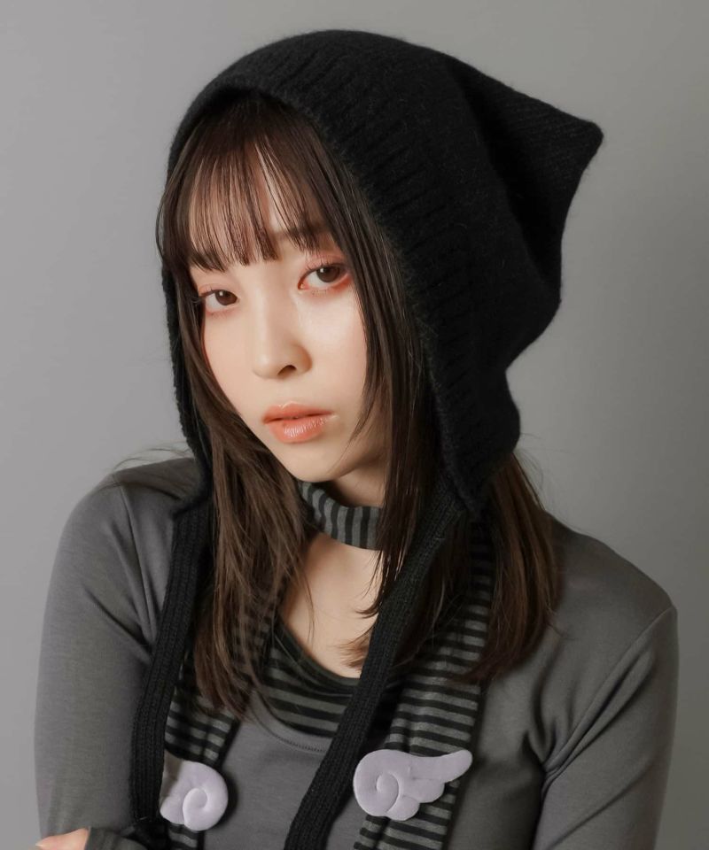 Nia(ニア)/カラフル猫耳ニット帽（ニットキャップ/ビーニー