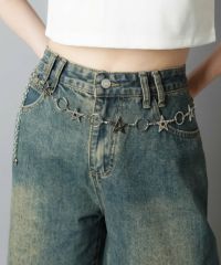 ビンテージ メタルチェーン ベルト 34%OFF】メタルチェーンベルト/スター | SPINNS WEB STORE