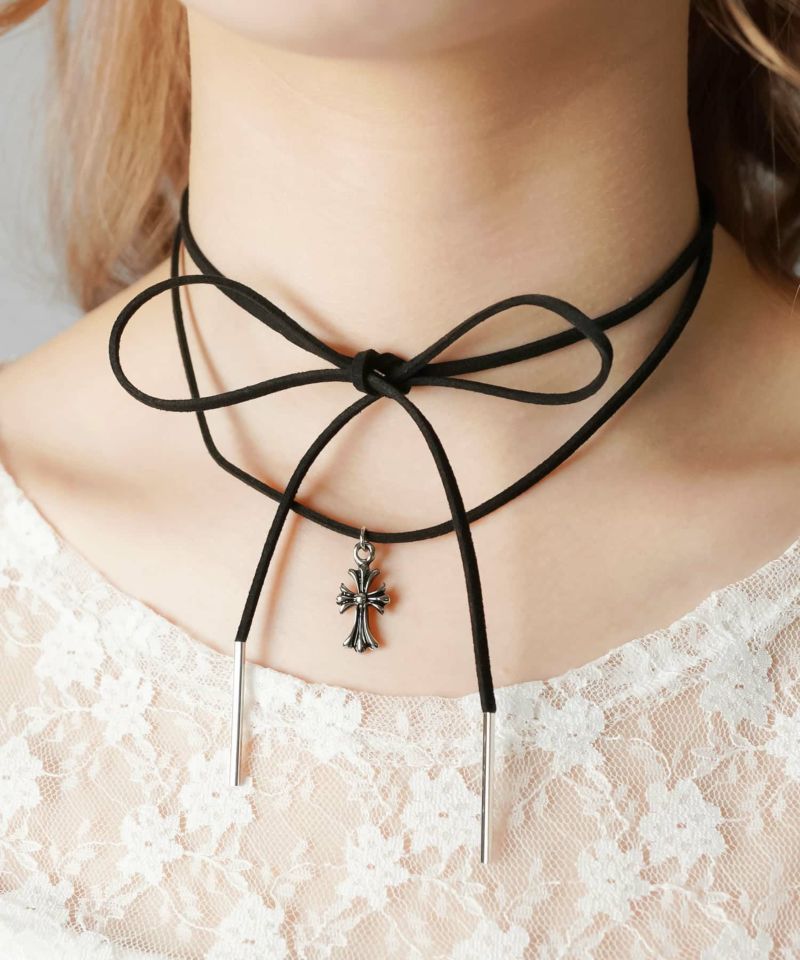 スエードチョーカー/クロス＜メール便対応＞ | SPINNS WEB STORE