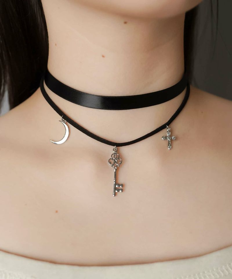 92%OFF】2連チョーカー/アンティークパーツ＜メール便対応＞ | SPINNS