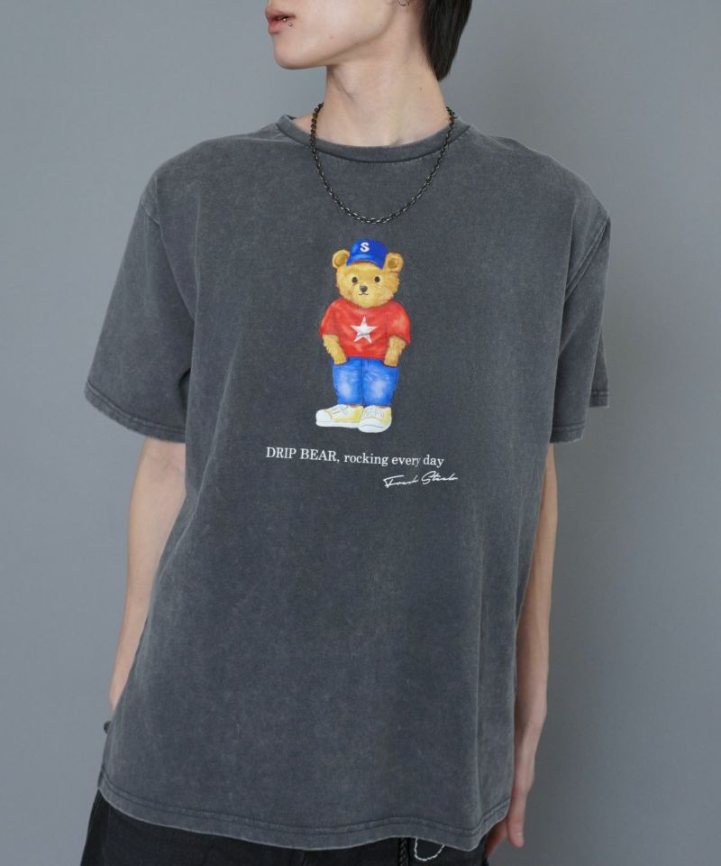 今ならほぼ即納！ ヴィンテージライクプリントTシャツ/ベアーキャップ | SPINNS トップス
