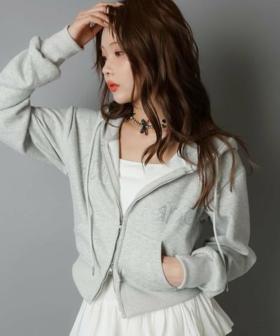 SINSS パーカー Double zip hoodie / ダブルジップフーディ