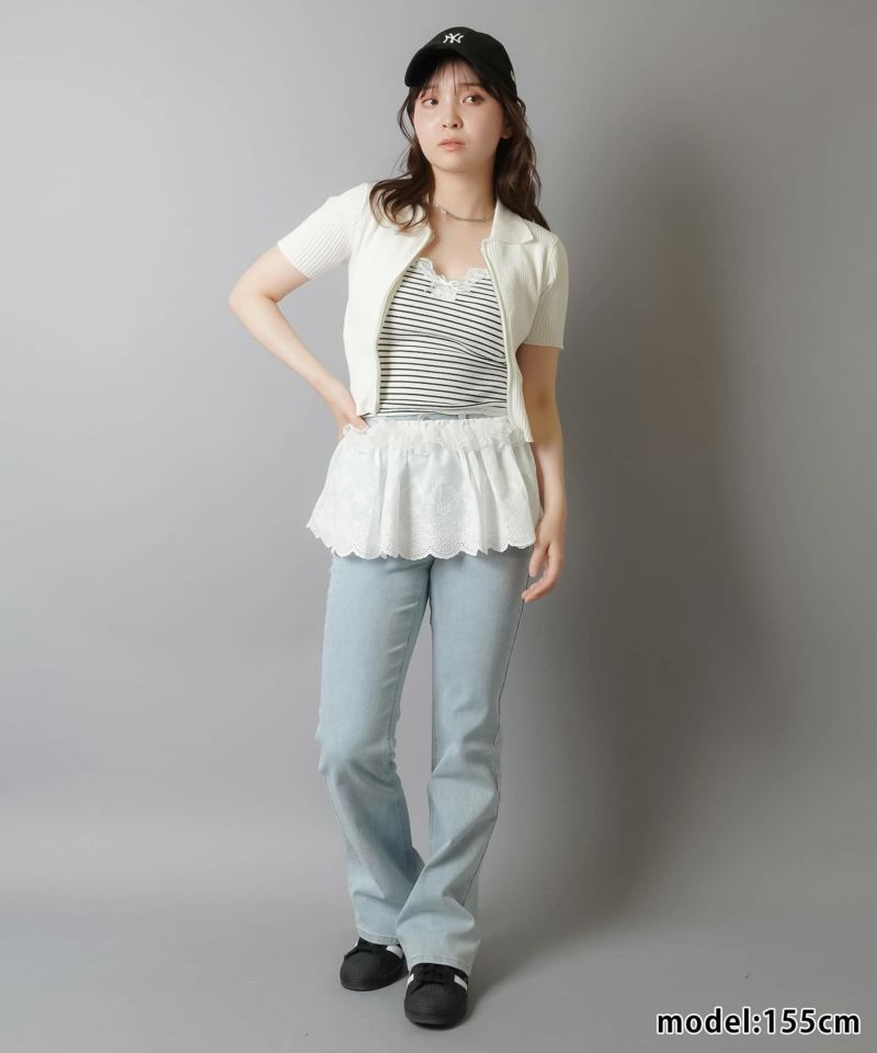 半袖ジップニット/カットソー | SPINNS WEB STORE | SPINNS