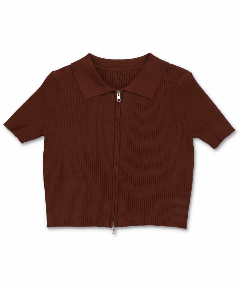 ルネ　ジップアップ　半袖 楽天市場】トップス 半袖 Tシャツ レディース Aライン