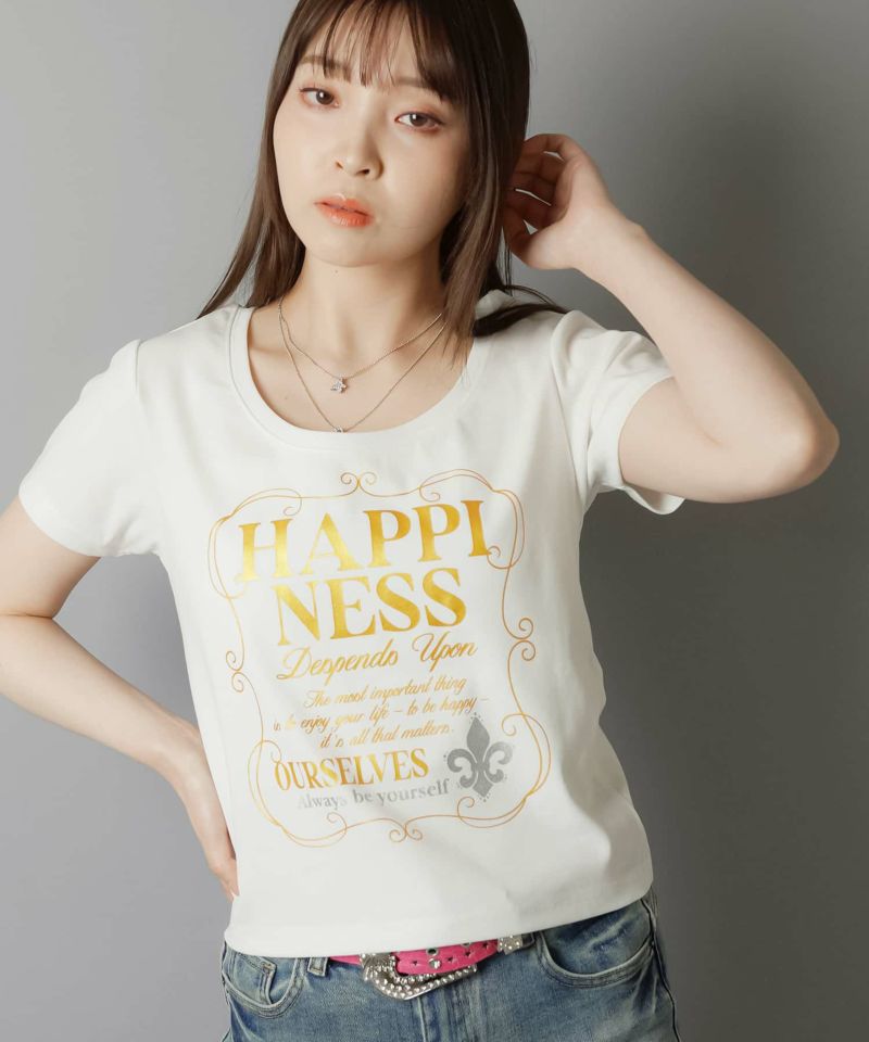 平成ギャル　Tシャツ 61%OFF】平成ギャルTシャツ/ゴールドロゴ | SPINNS WEB STORE