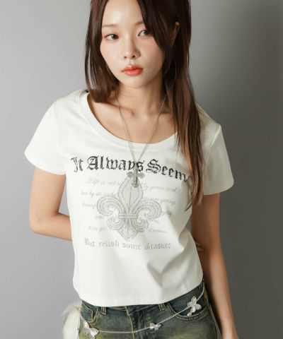 平成ギャルTシャツ/ゴールドロゴ | SPINNS WEB STORE | SPINNS
