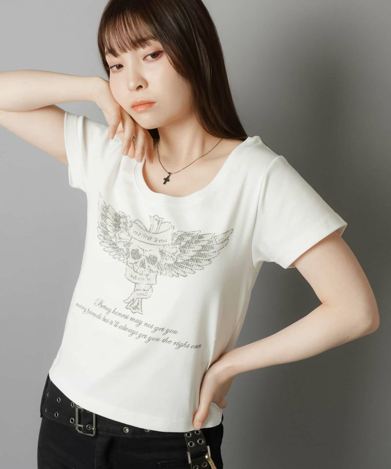 平成ギャルTシャツ/スカルウイング | SPINNS WEB STORE | SPINNS