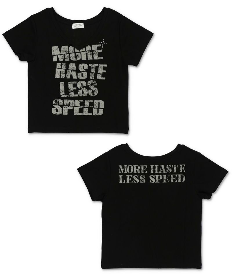 平成ギャルTシャツ/Vネッククロスロゴ | SPINNS WEB STORE