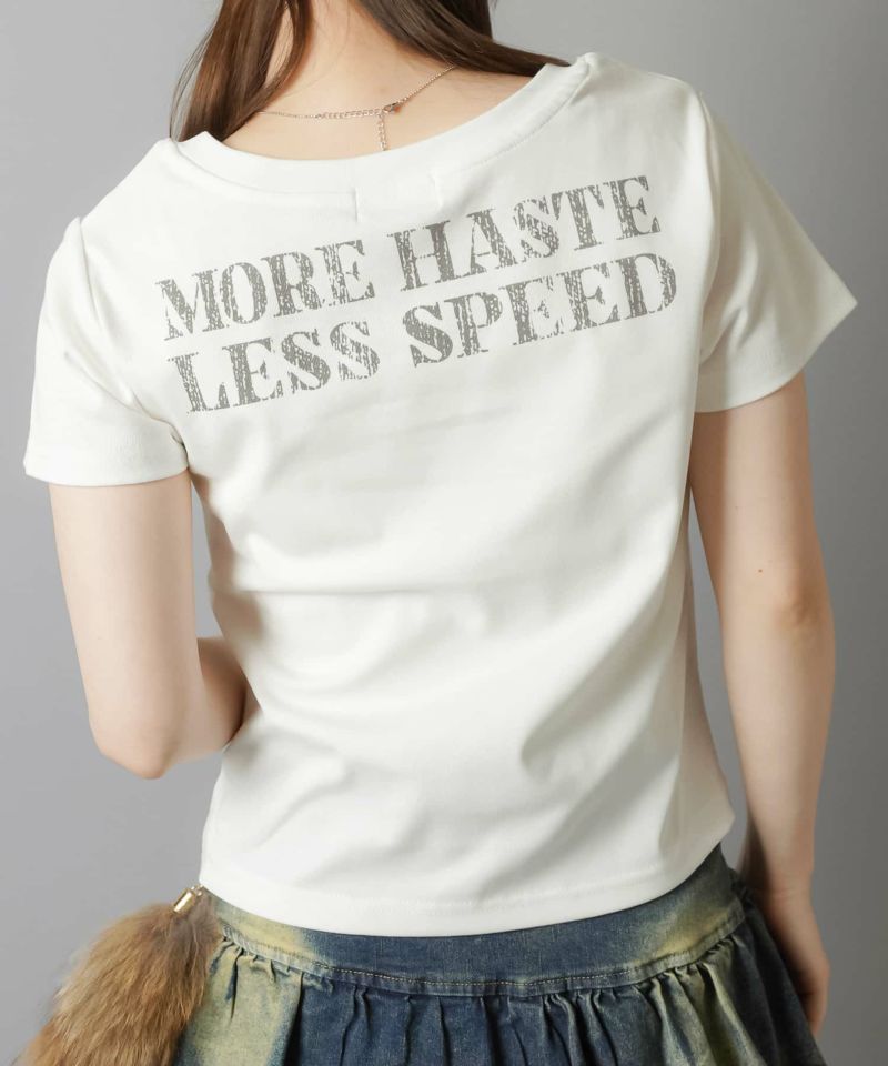 平成ギャルTシャツ/Vネッククロスロゴ | SPINNS WEB STORE