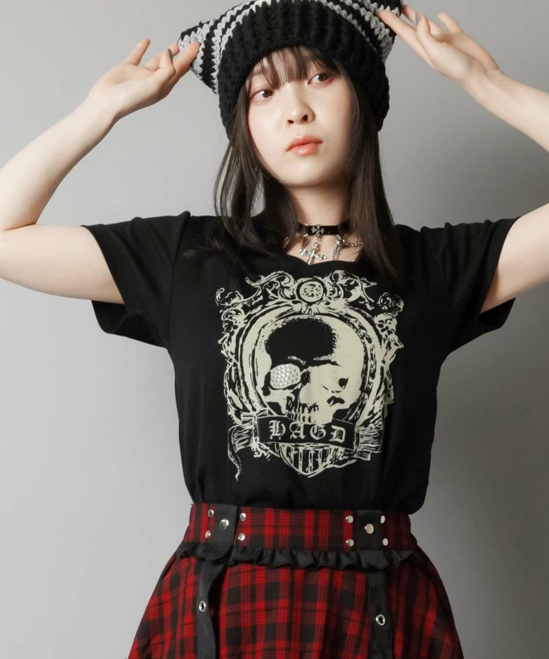 平成ギャルTシャツ/Vネックスカル | SPINNS WEB STORE | SPINNS