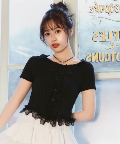ネオ森ガール 古着 胸元リボン ベロア ティアードフリル キャミ ミニワンピース ネオ森ガール 古着 胸元リボン ベロア ティアードフリル キャミ