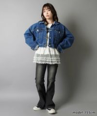 ショート丈デニムジャケット | SPINNS WEB STORE | SPINNS