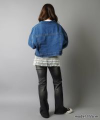 75%OFF】ショート丈デニムジャケット | SPINNS WEB STORE