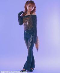 ハローキティ×SPINNS 天使小悪魔シリーズ』 デニムフレアパンツ