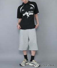 メンズ ダブルニー スウェットショーツ セール】double knee wide sweat shorts/ダブルニー ワイド
