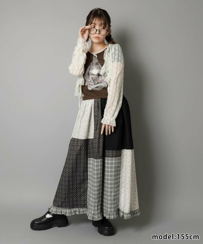 ⭐︎美品　popelin スカート付ロンパース 4size / シルバーロングスカート | jbgcompany