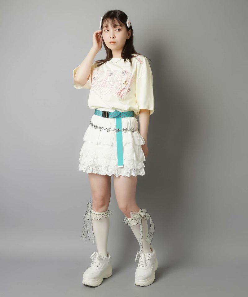 KENZO スカート Y2K 平成ギャル ベルト ギャザー ポケット 38 34%OFF】Y2Kガチャベルト/6柄展開/ギャル/パンク/#平成女児