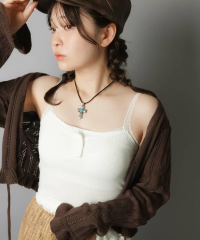 キャミソール 新品未開封】Rady 大人気希少♡フェザーキャミソール KB0008