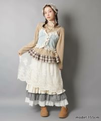 XU レイヤースカート フェアリーグランジ 森ガール XU レイヤー