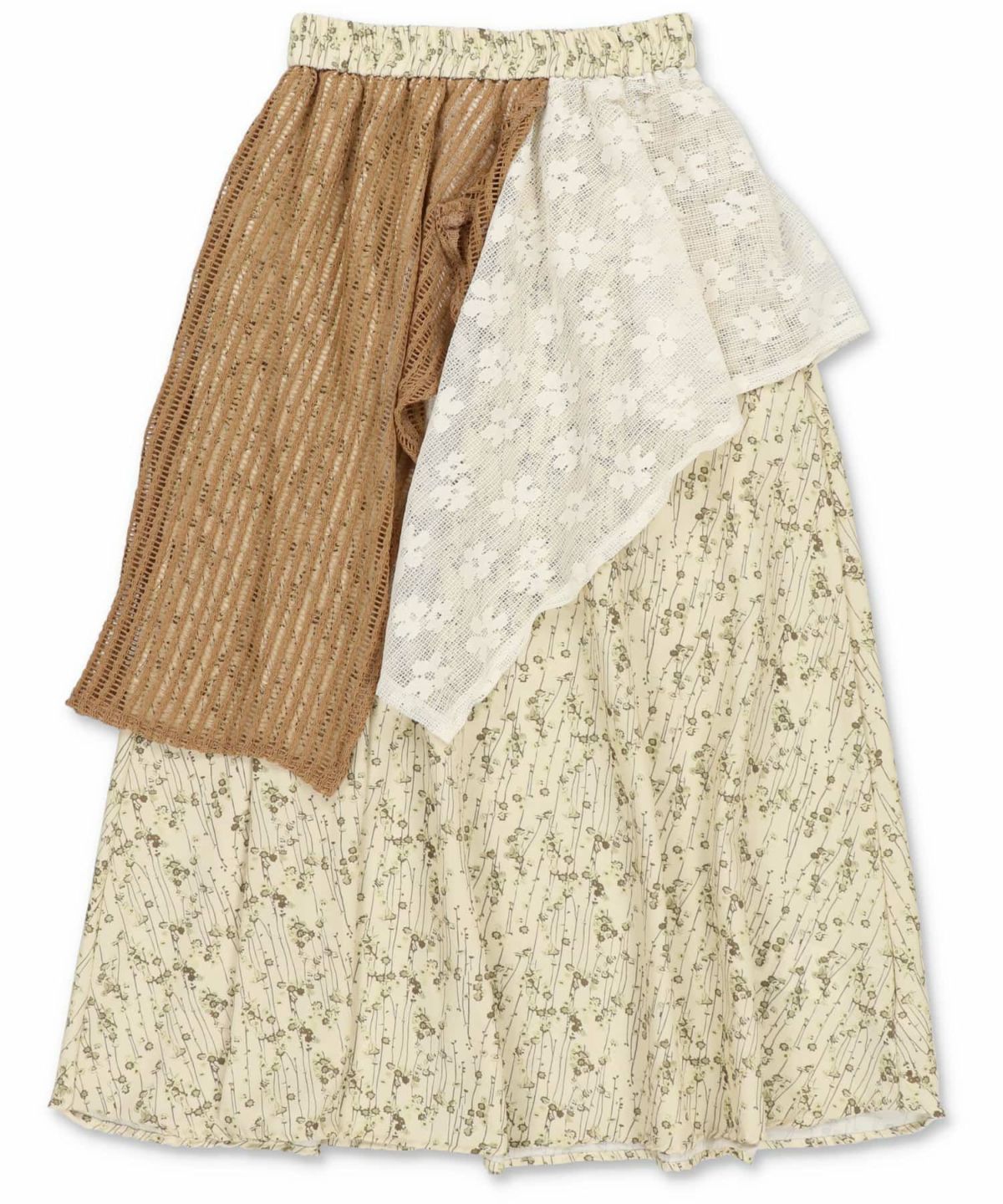 ベージュxブラウン