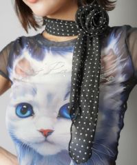 th products マフラー スカーフ 黒