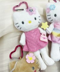 【希少】サンリオ 足長キティ　金花サングラスぬいぐるみ　キーホルダー　非売品 希少】サンリオ 足長キティ 金花サングラスぬいぐるみ