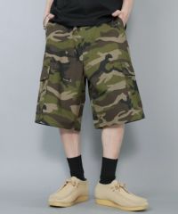 定価5万】Roen ロエン カモフラ柄ハーフパンツ サイズ28