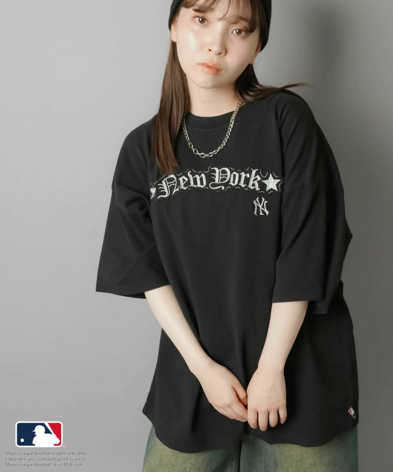 64%OFF】【MLB/メジャーリーグベースボール】貼り付けビッグT