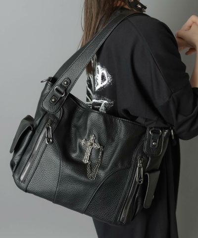 ご自宅用限定お買い得品 フェアリーグランジ/合皮ハンドバッグ/ショルダーバッグ バッグ