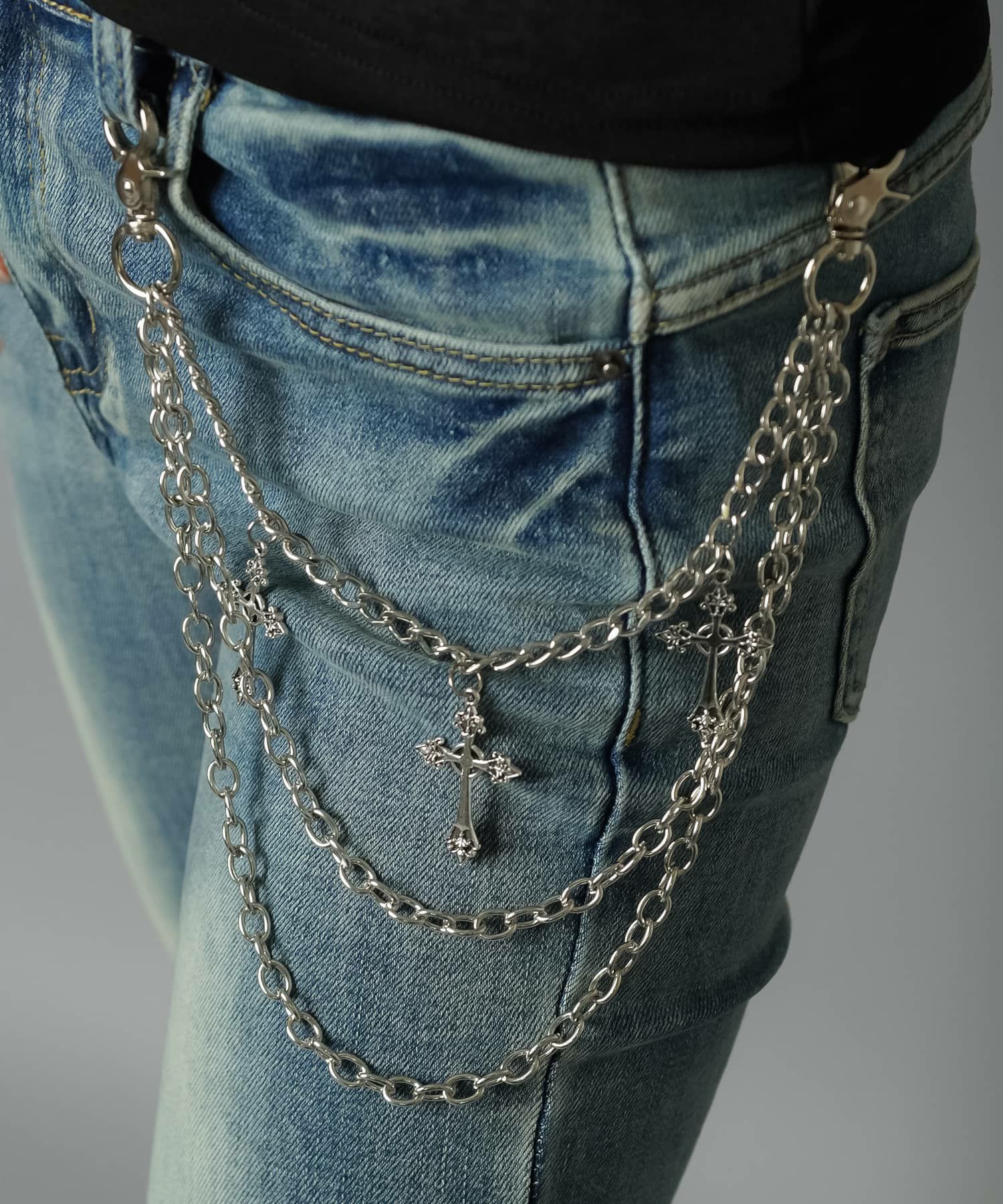 ウォレットチェーン/クロス3連 | SPINNS WEB STORE | SPINNS (スピンズ