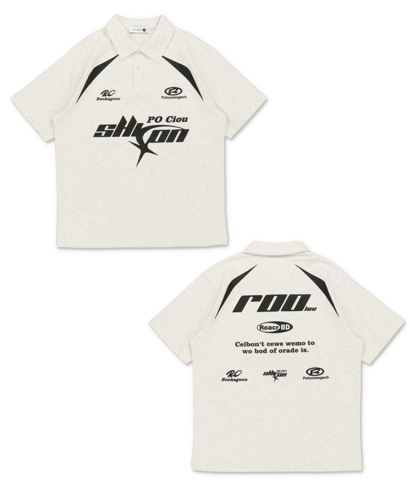 26%OFF】90sゲームシャツデザインポロシャツ/襟付きTシャツ