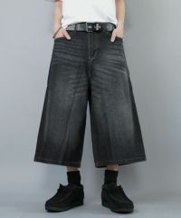 order ルーズデニム ハーフパンツ ヴィンテージ ショーツ 新品 XL ルーズデニムハーフパンツ（ショート・ハーフパンツ）｜Oriens